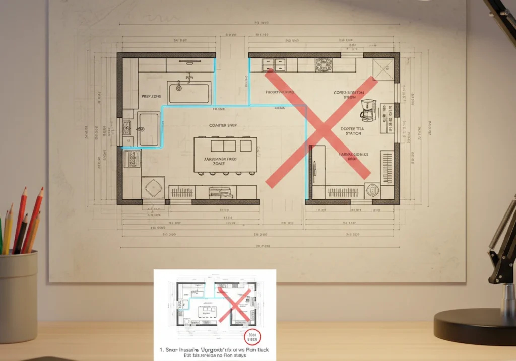 Kitchen Layout Improvements Without Moving Plumbing